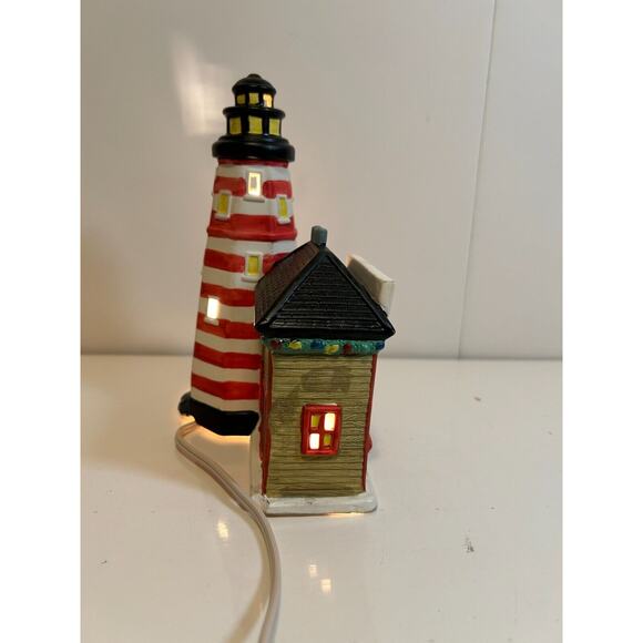 Coca-Cola Town Square Lighthouse Point Snackbar Lighted Building 1990s - Picture 5 of 5